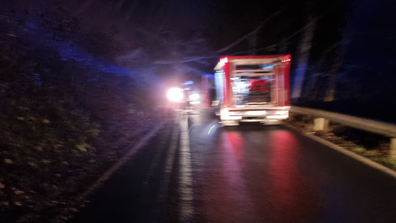 Einsatzfoto Absicherung Gefahrenstelle